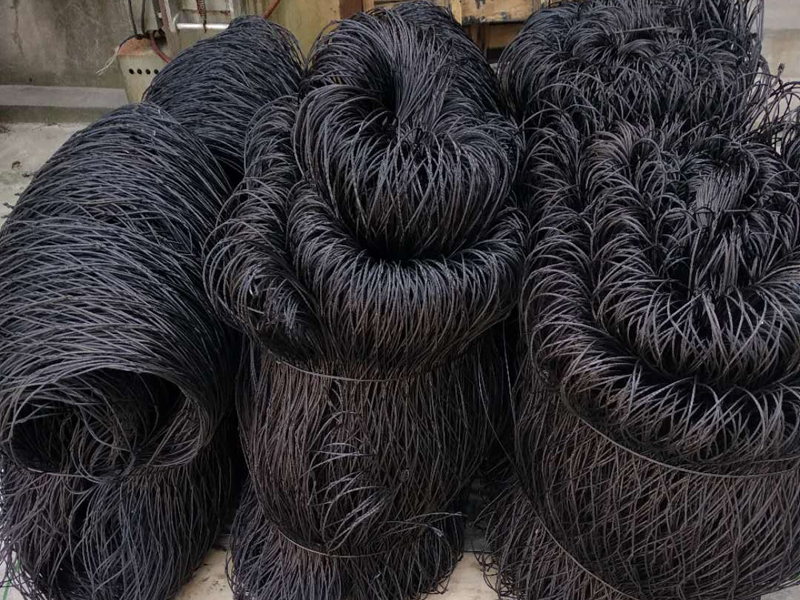 Black stainless steel rope net