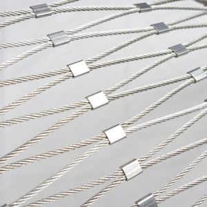 Stainless steel ferrule rope mesh